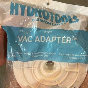 Vacuum adapter plate fits SEAS number 8937 by Hydro tools swim line